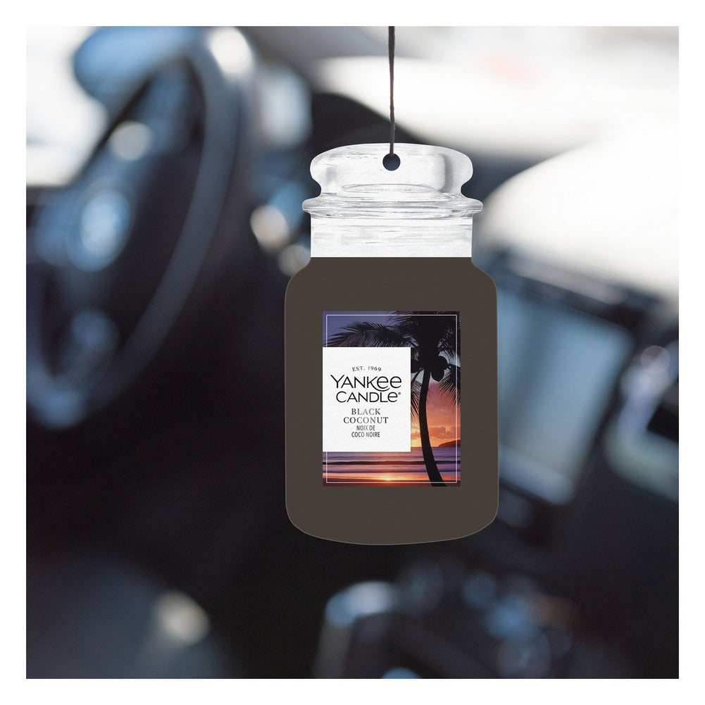 Profumatore per Auto Yankee Candle Car Jar Black Coconut 3
