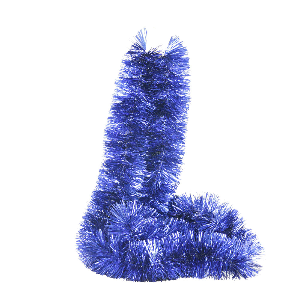 Festone di Natale ricco in Lurex Blu 10x200cm We Love Christmas 1