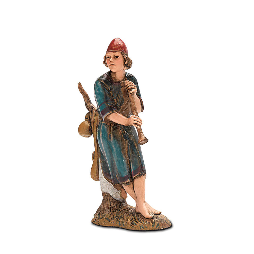 Statuina Presepe Pifferaio 10 cm Moranduzzo 1