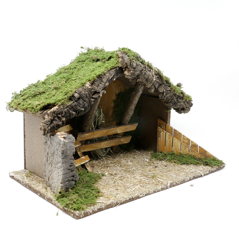 Capanna con scala e staccionata 40x23x25cm 4