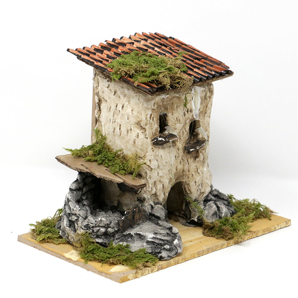 Casa in gesso 15x16x15cm