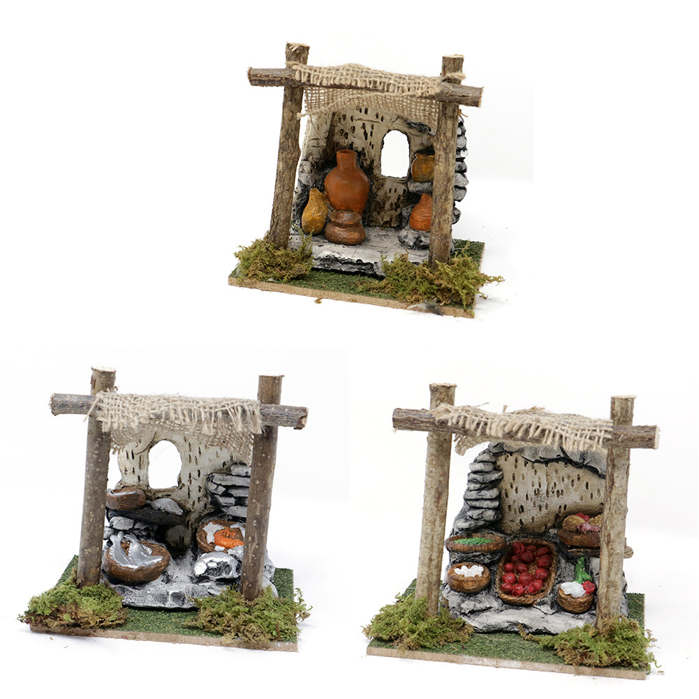 Bottega con tenda 15x11x15cm 1pezzo