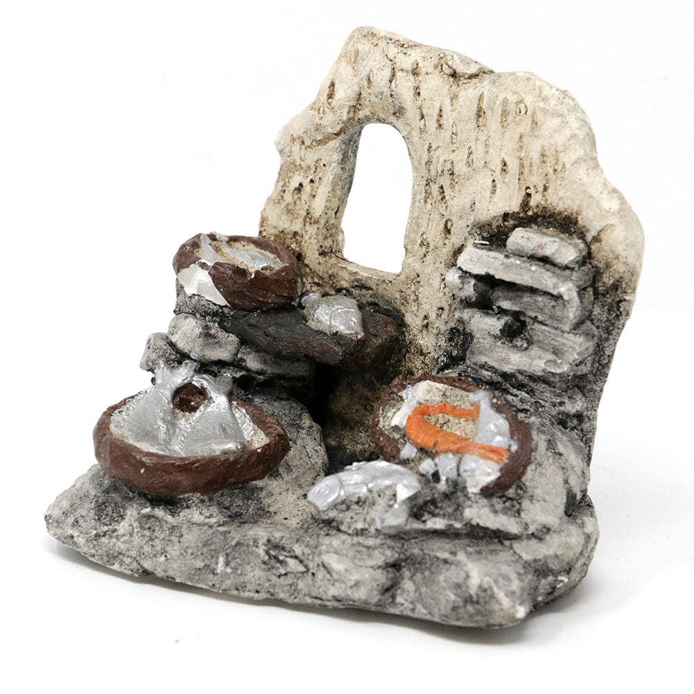 Banco da venditore in gesso 18x8x11cm 1pezzo 7