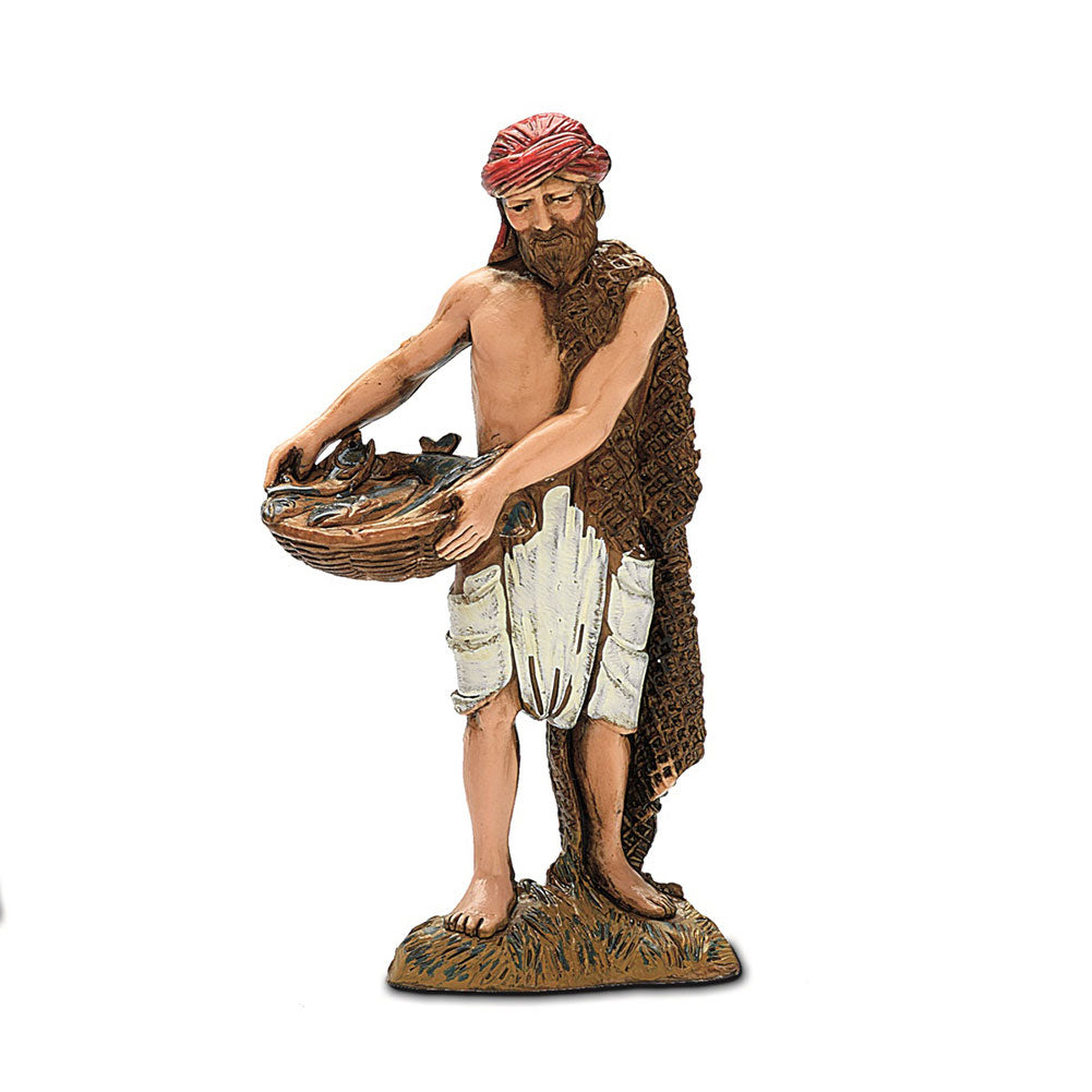 Statuina Presepe Pescivendolo 10 cm Moranduzzo 1