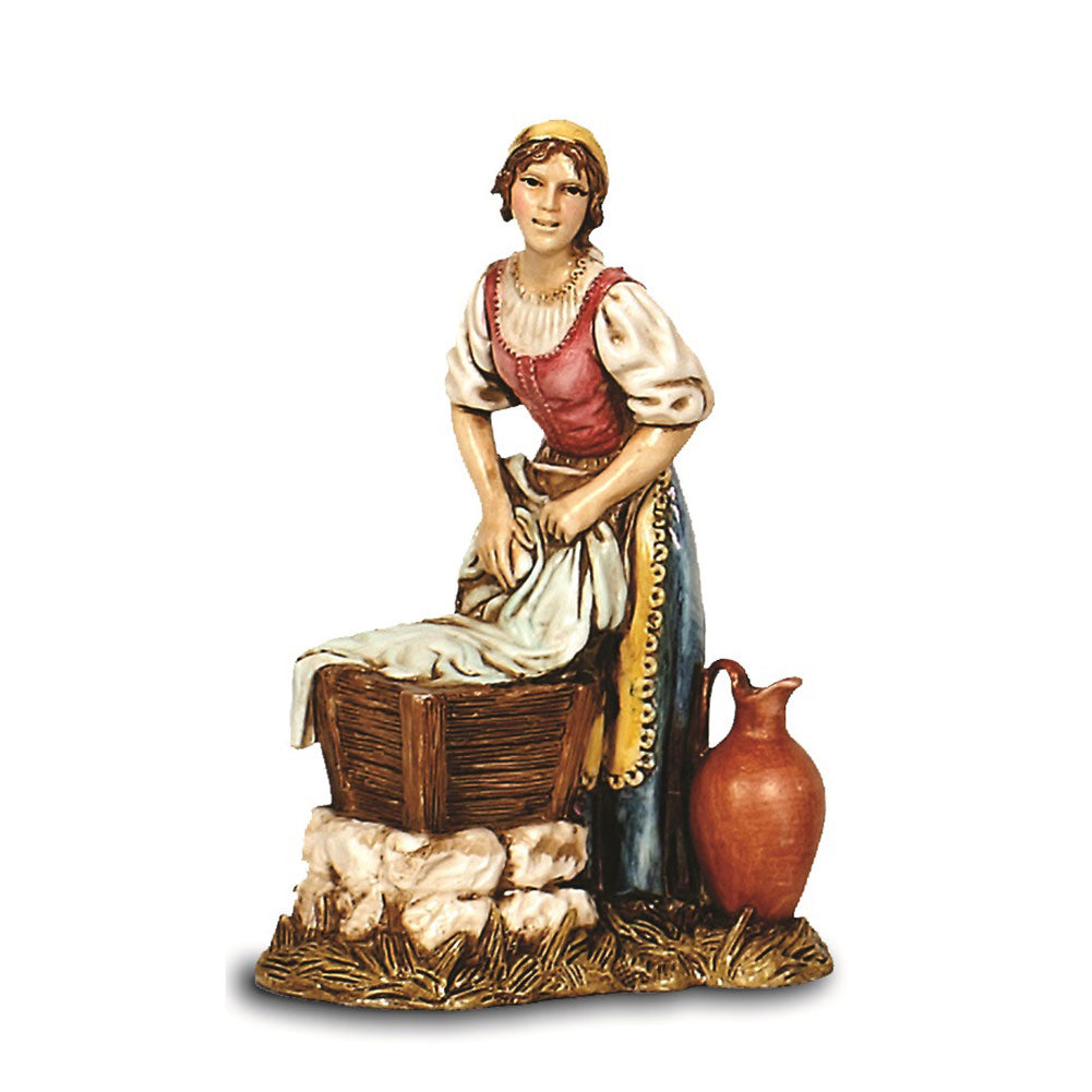 Statuina Presepe Lavandaia 12 cm Moranduzzo 1