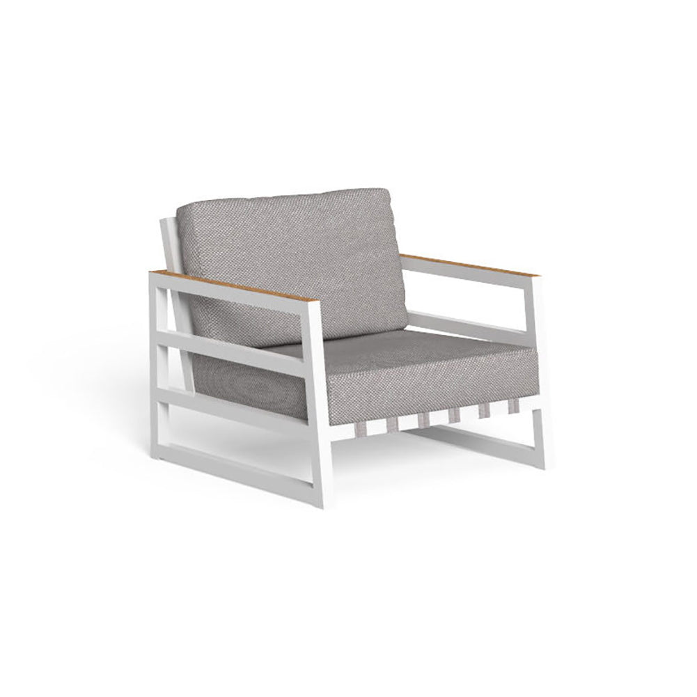 Salotto Alabama Alu con inserti in teak Talenti 13