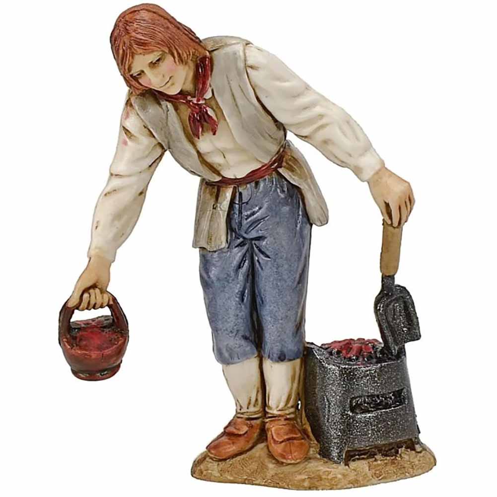 Statuina Presepe Carbonaro 10 cm Moranduzzo 1