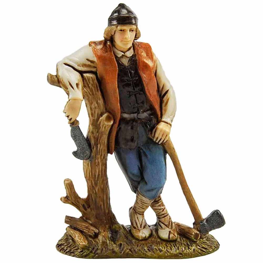 Statuina Presepe Boscaiolo 10 cm Moranduzzo 1