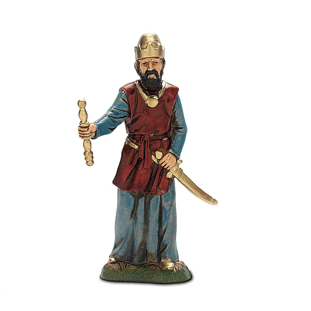 Statuina Presepe Re Erode Settecento 10 cm Moranduzzo 1