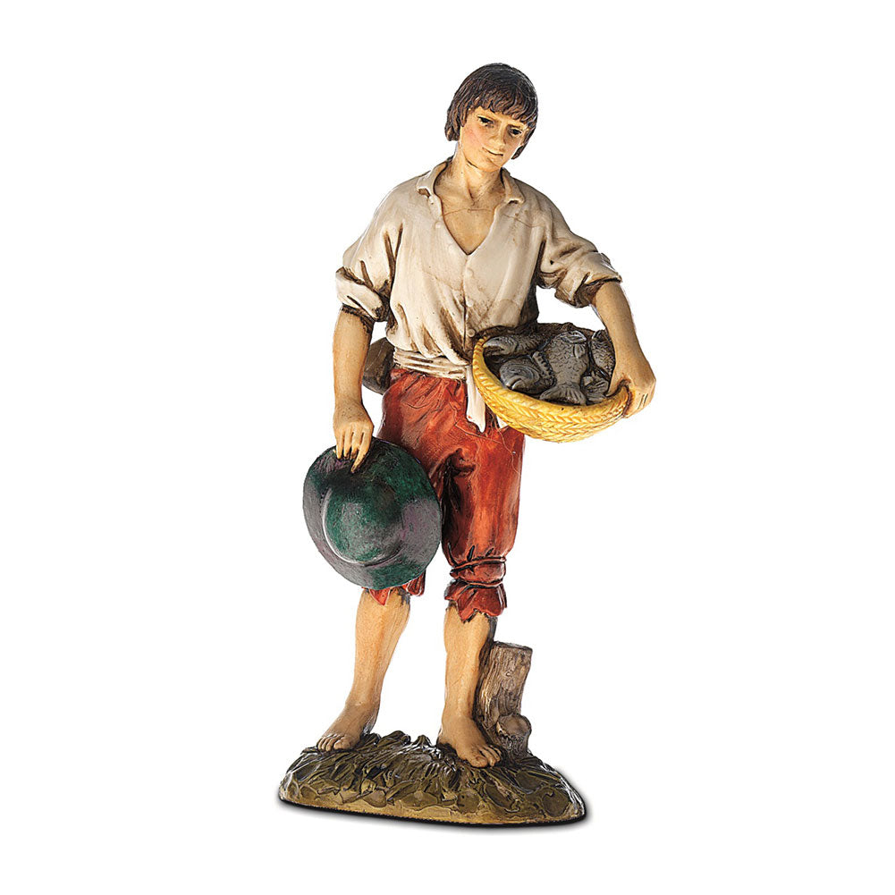 Statuina Presepe Pescatore Settecento 12 cm Moranduzzo 1