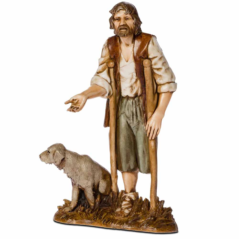 Statuina Presepe Sciancato 12 cm Moranduzzo 1