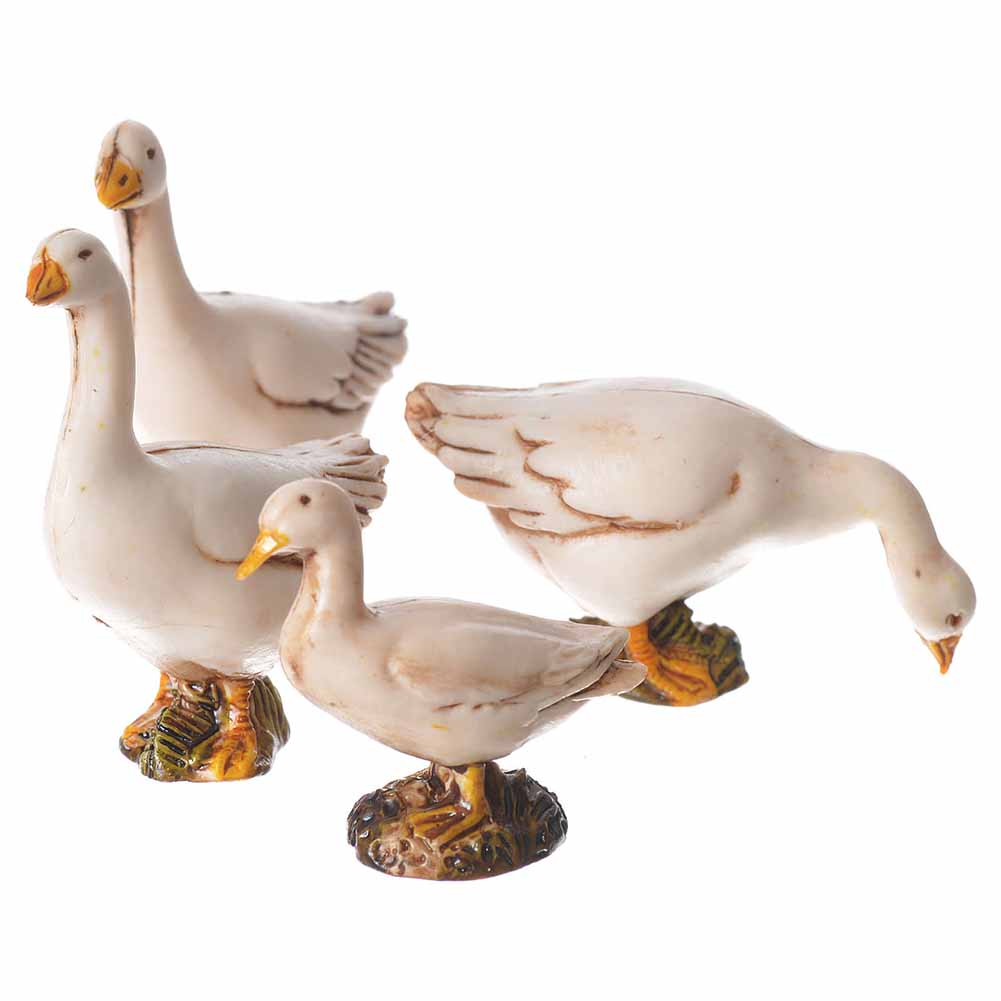 Statuine Presepe Oche 10 cm Moranduzzo (Conf. 4 pz) 1