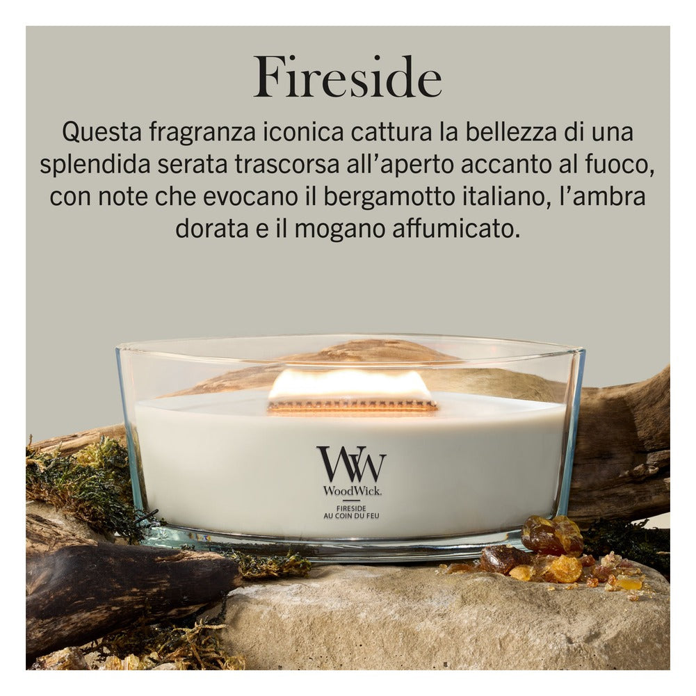 Candela Ellipse WoodWick Fireside 4