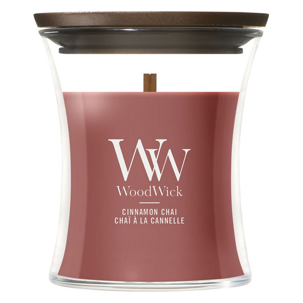 Candela Piccola WoodWick Cinnamon Chai 1