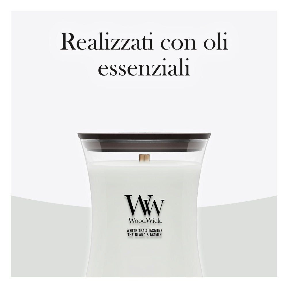 Candela Media WoodWick White Tea & Jasmine 6