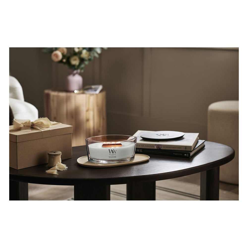 Candela Ellipse WoodWick White Tea & Jasmine 3