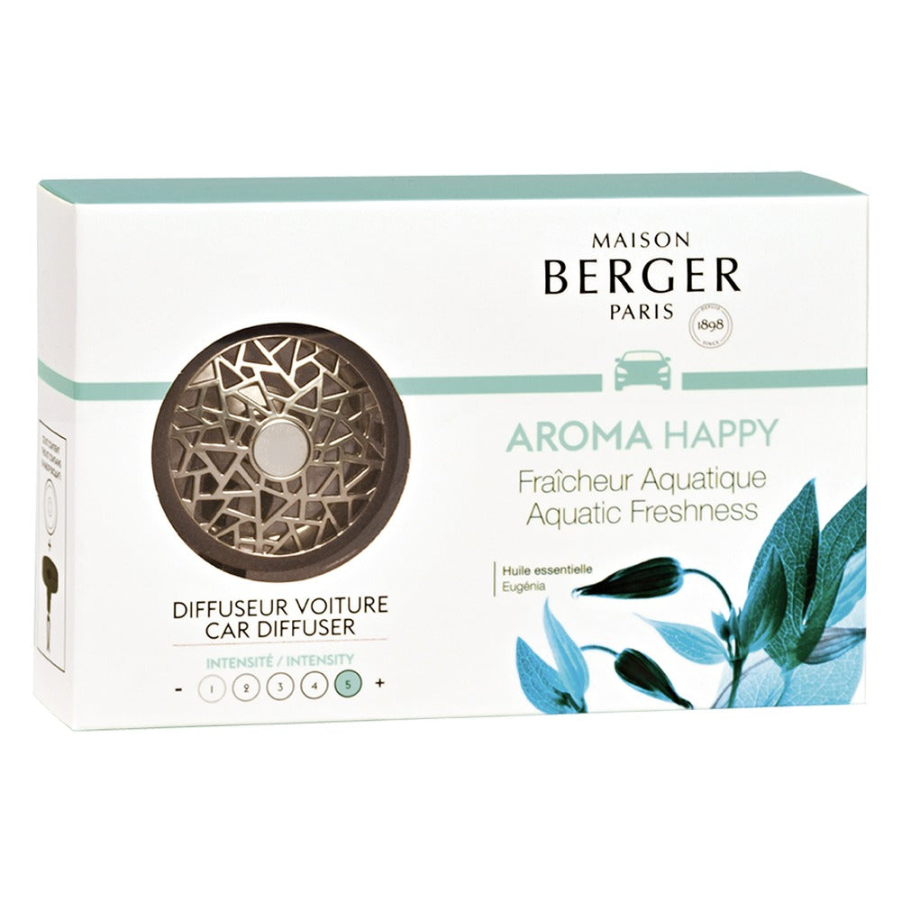 Profumatore per Auto Maison Berger Mat+happy – Caresse de Coton 1