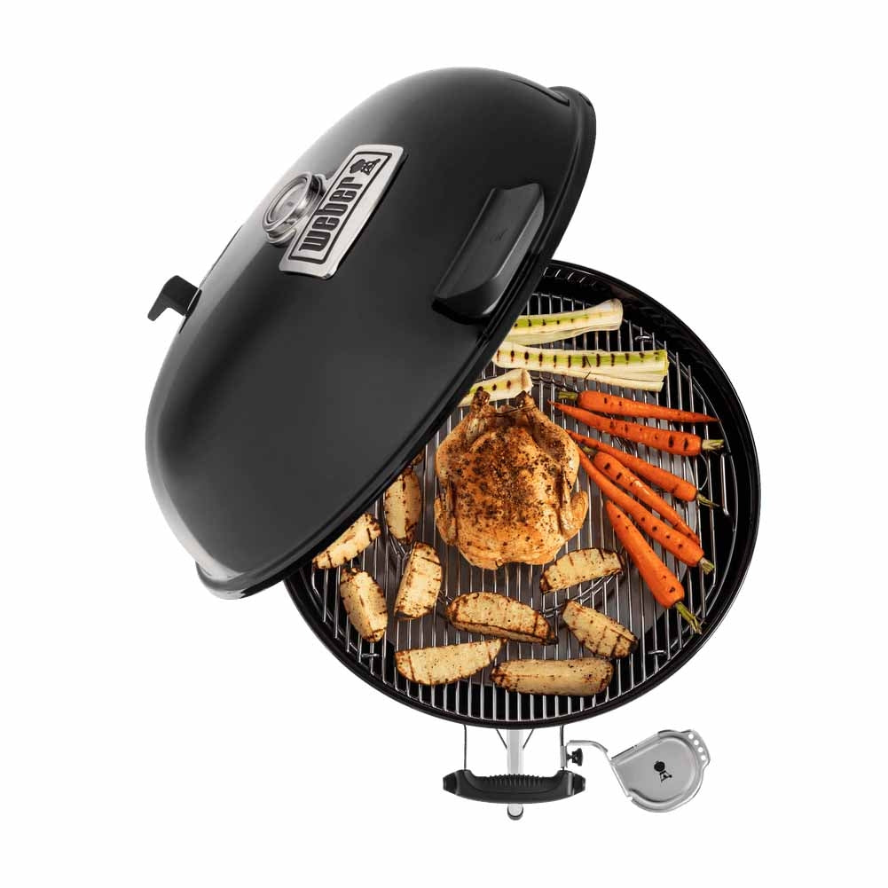 Weber Master Touch Premium E5770 Barbecue a carbone 57 cm con sistema One Touch e custodia Weber 6