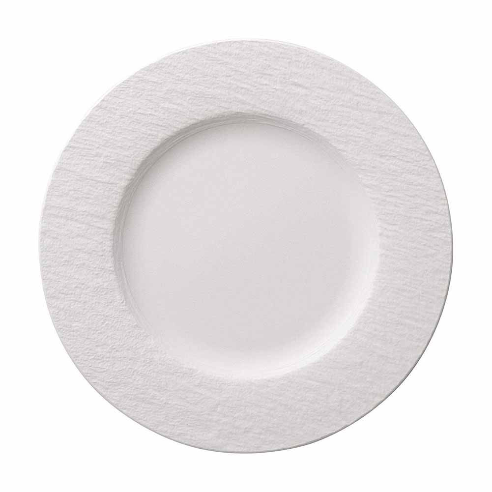 Piatto piano 27,1cm Manufacture Rock Bianco Villeroy & Boch 1