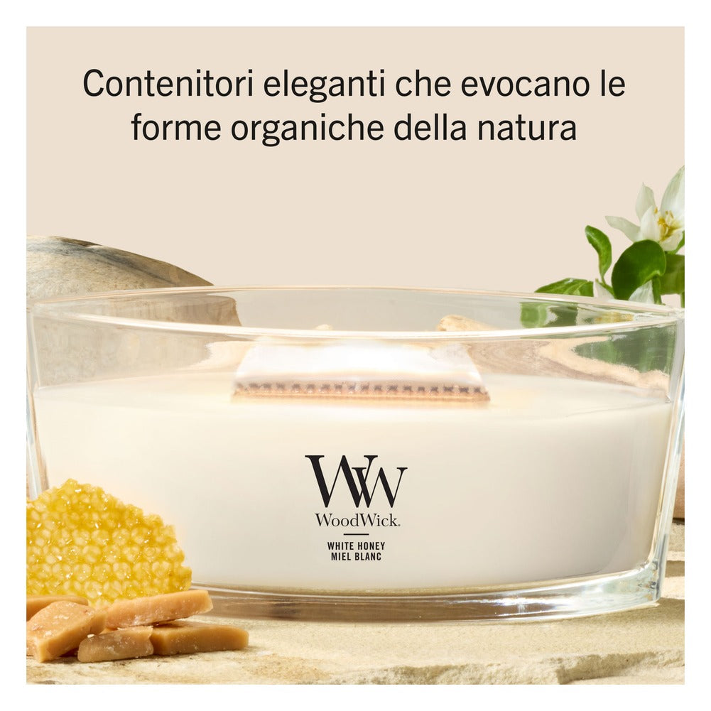 Candela Ellipse WoodWick White Honey 4