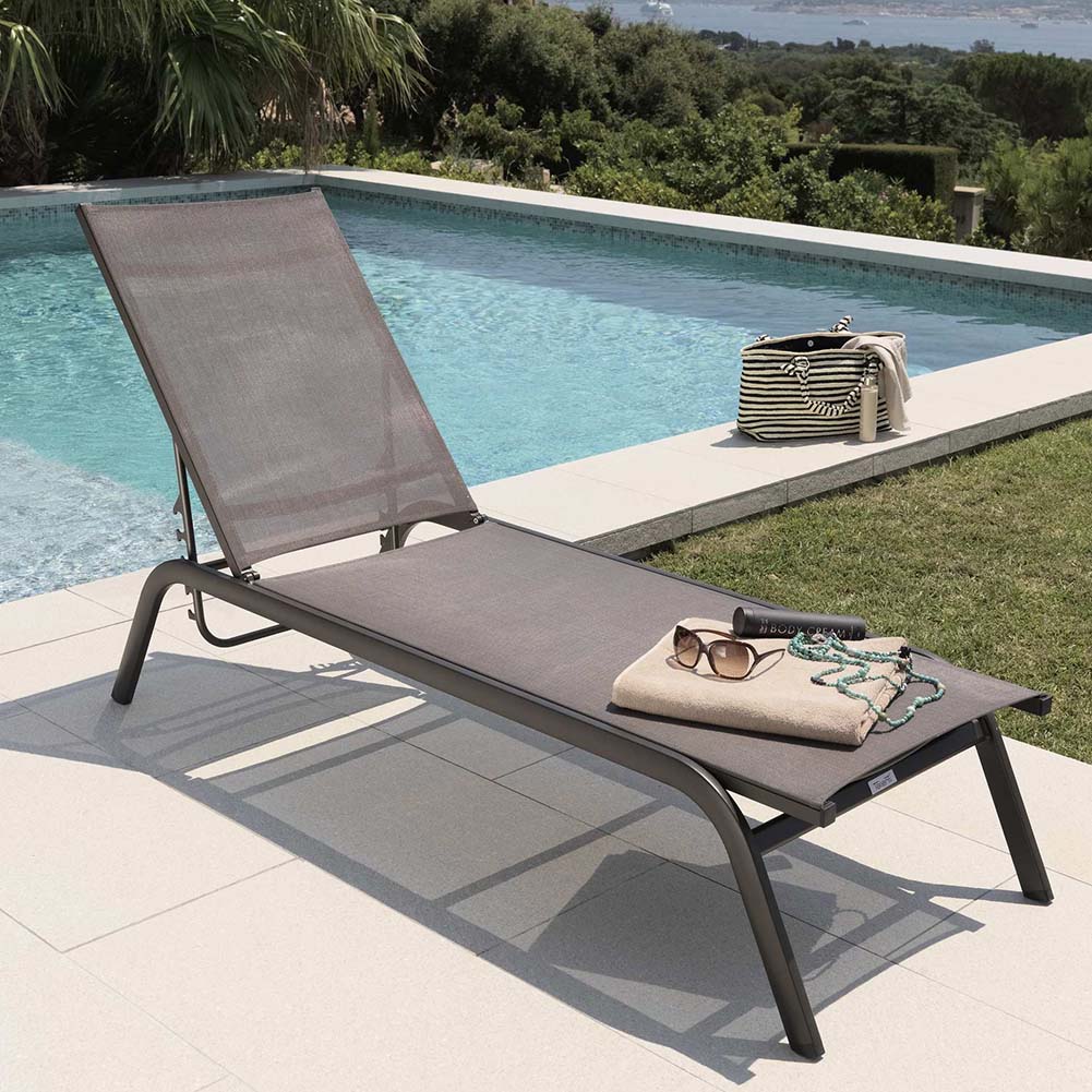 Lettino Step Charcoal Talenti 4