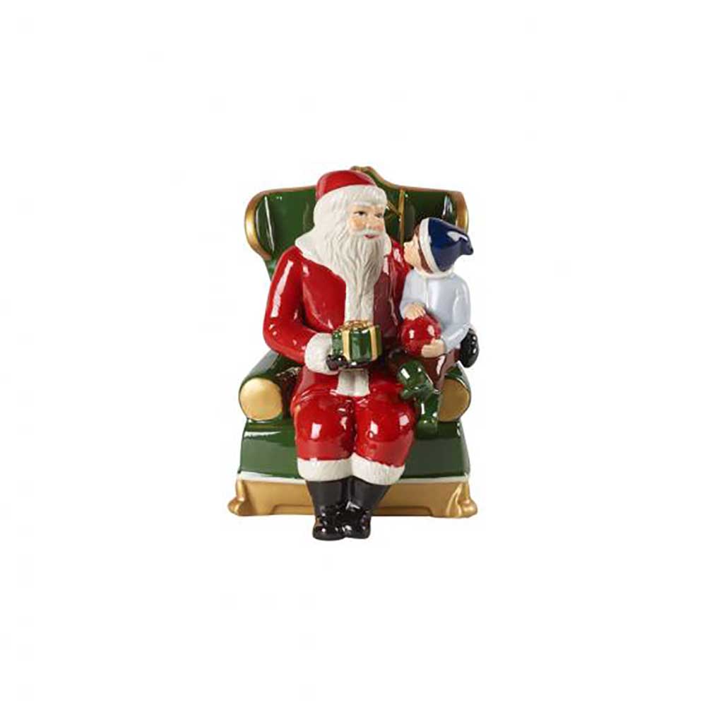Carillon Babbo Natale su poltrona Christmas Toy's 10x10x15cm Villeroy & Boch 1