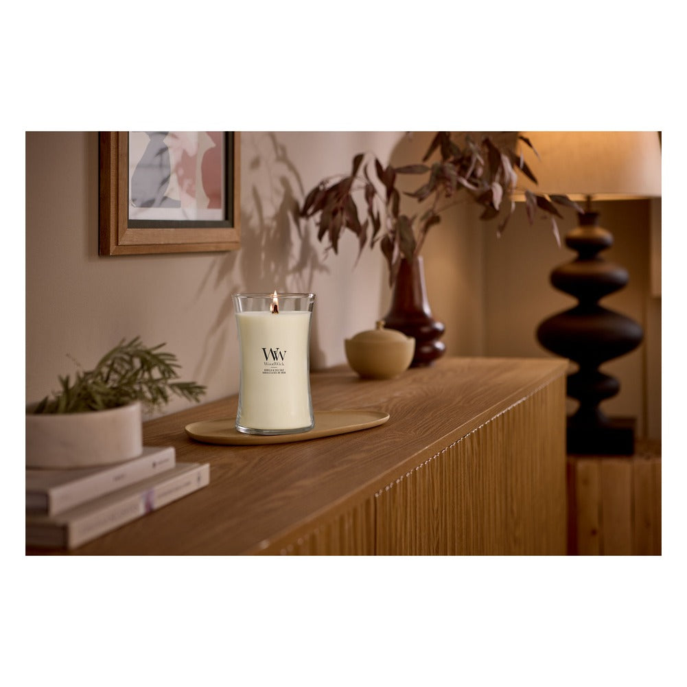 Candela Grande WoodWick Vanilla & Sea Salt 2