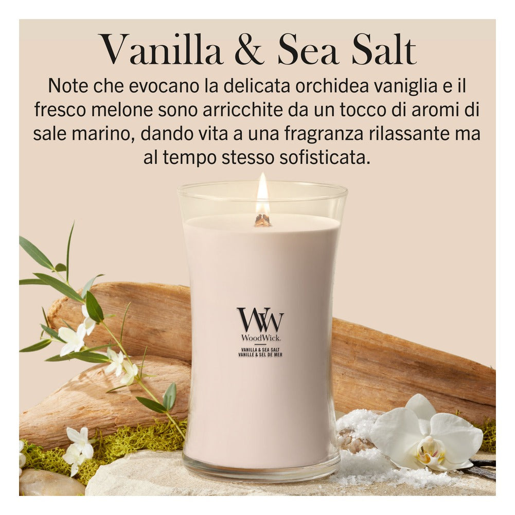 Candela Grande WoodWick Vanilla & Sea Salt 3
