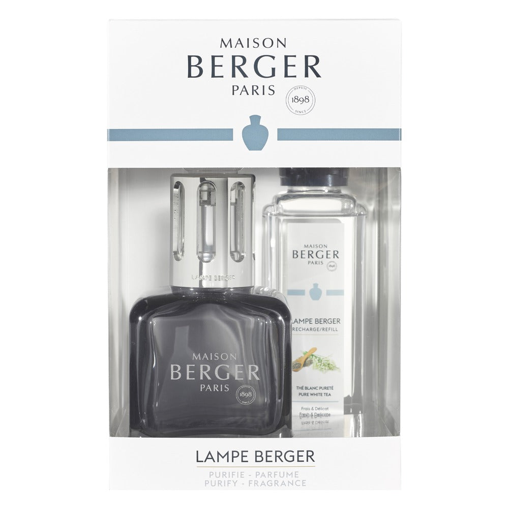 Cofanetto Lampada Catalitica Maison Berger Glacon Grigio – Thé Blanc Pureté 2