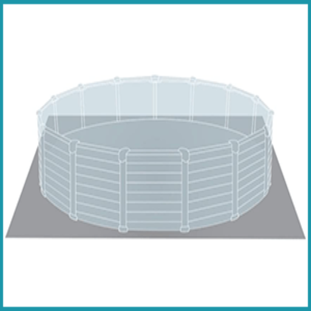 Piscina fuori terra Intex Graphite Grey Panel diam 478xh124cm cod 26384 5