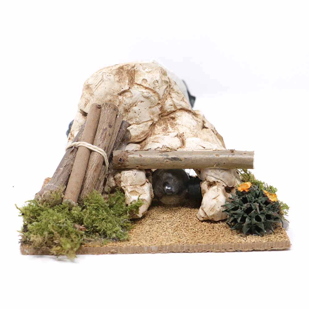 Fuoco con rocce 14x12x9cm 2