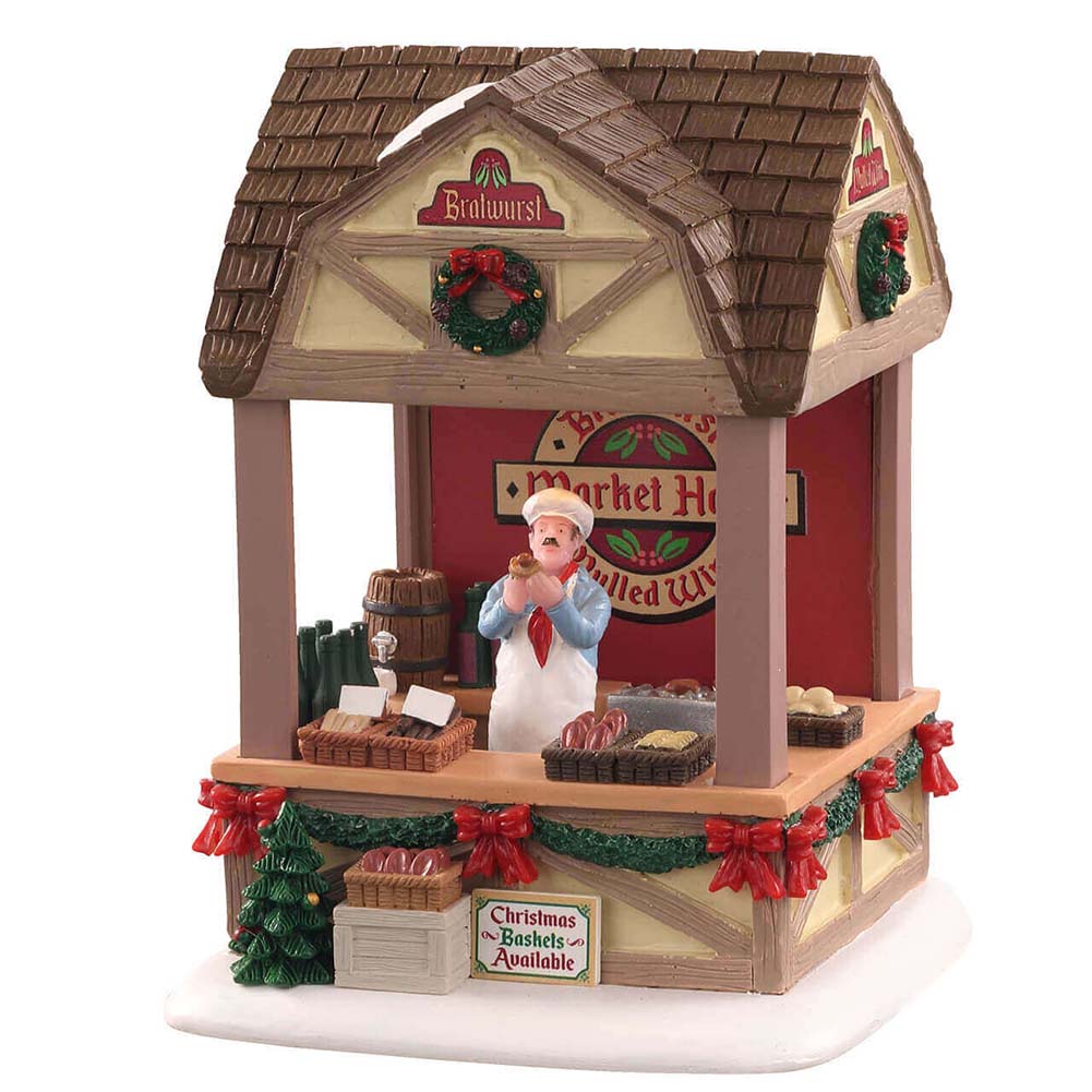 Christmas market Bratwurst B/O 3V Christmast Market Lemax Cod 04735 1