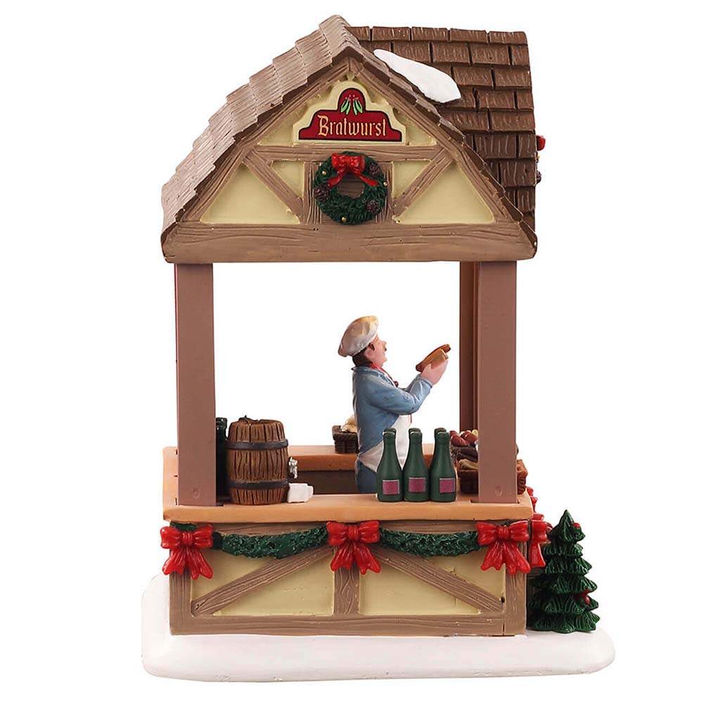 Christmas market Bratwurst B/O 3V Christmast Market Lemax Cod 04735 2