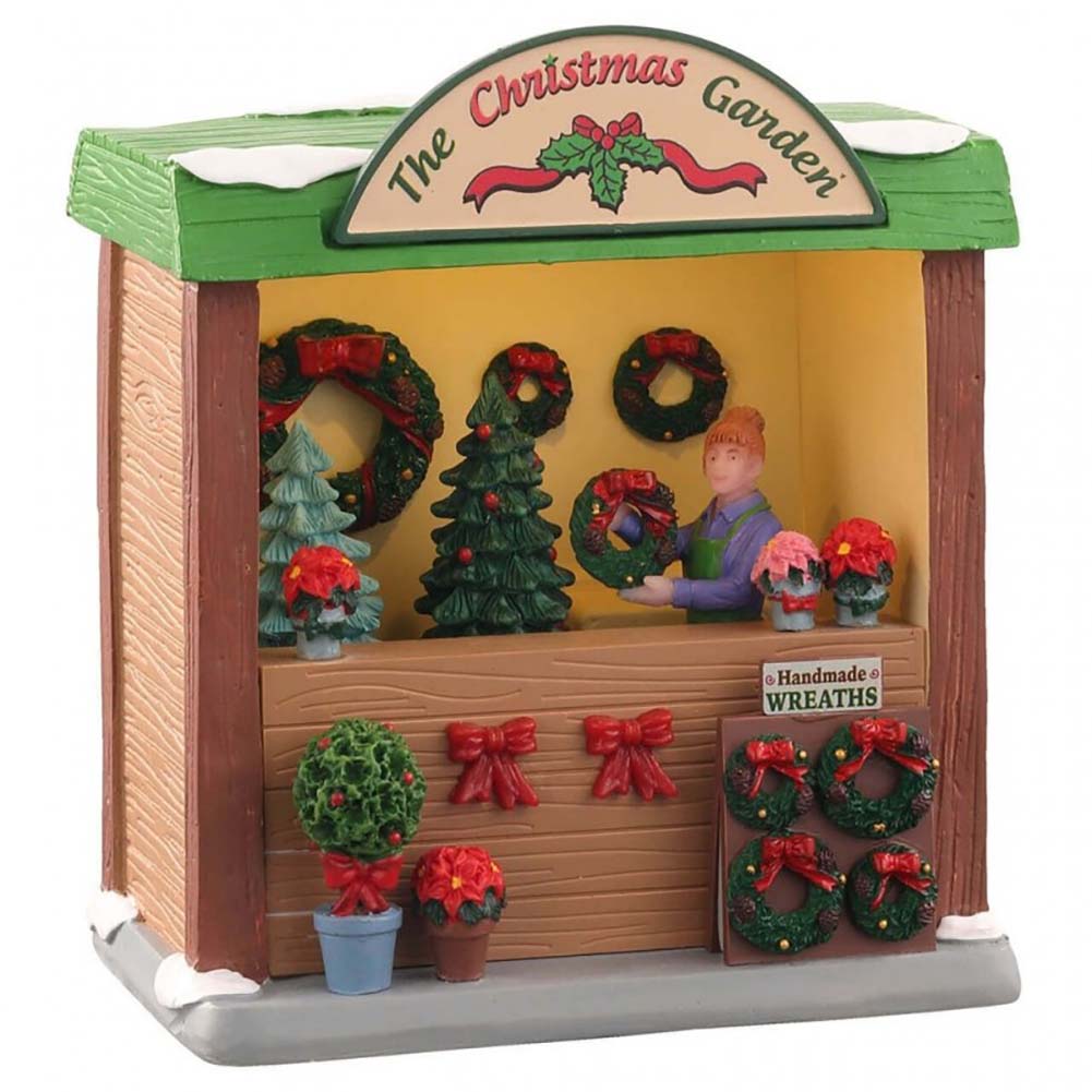 The Christmas Garden B/O 3V Christmast Market Lemax Cod 04744 1