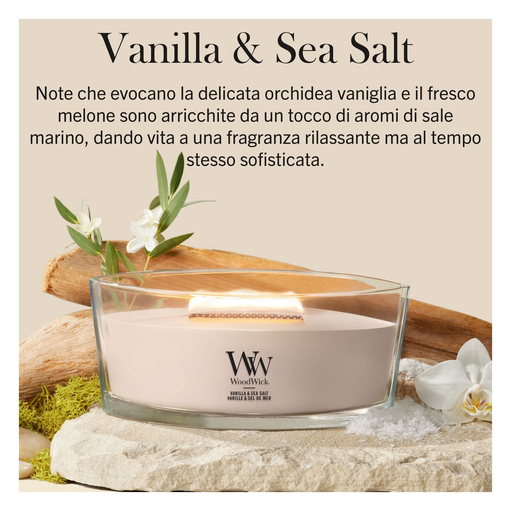 Candela Ellipse WoodWick Vanilla & Sea Salt 2