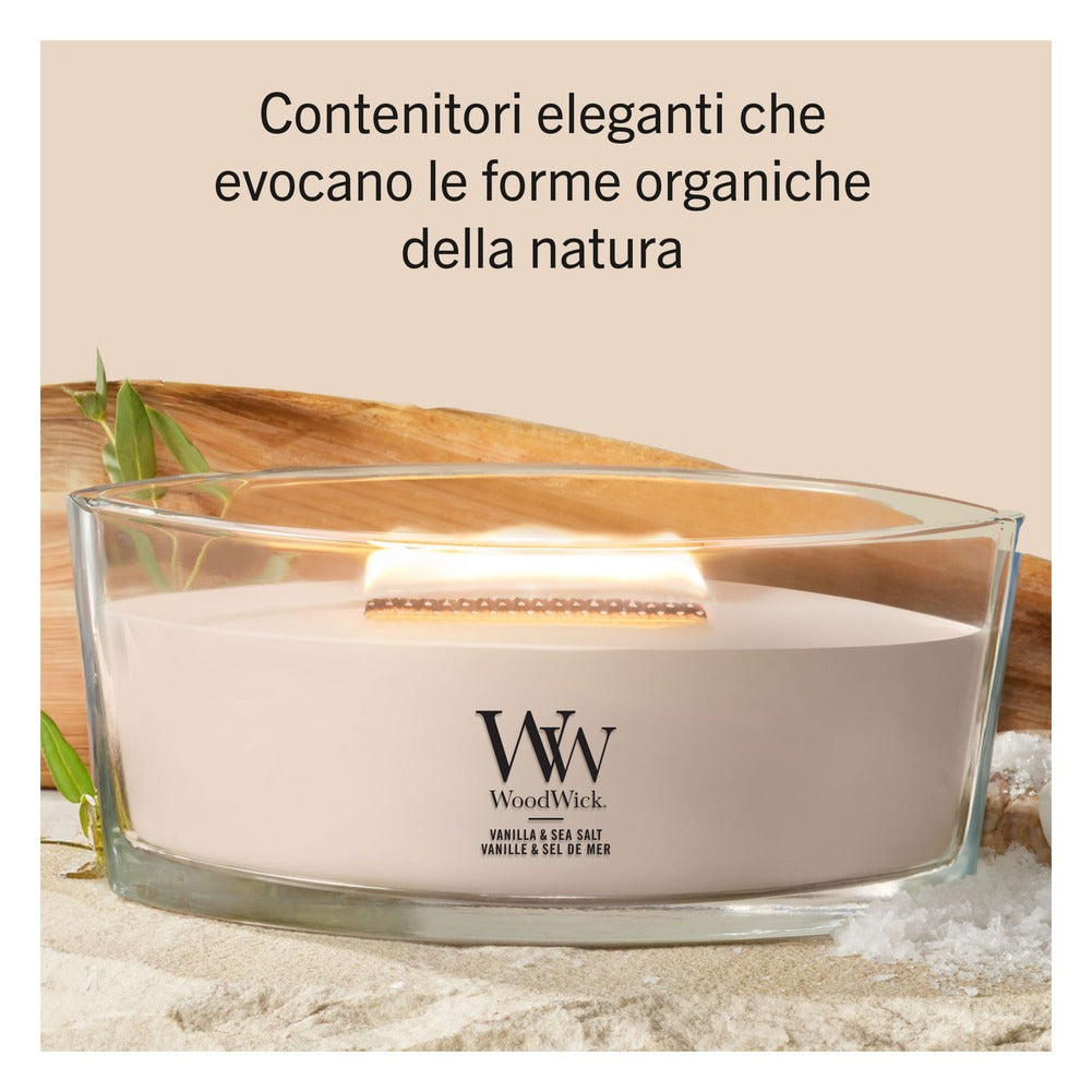 Candela Ellipse WoodWick Vanilla & Sea Salt 3