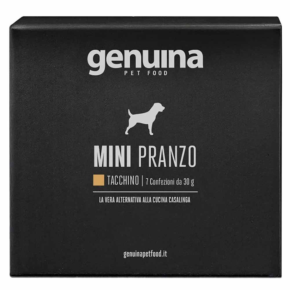Alimento Completo Genuina Mini Pranzo Tacchino per Cani 7x30g 1