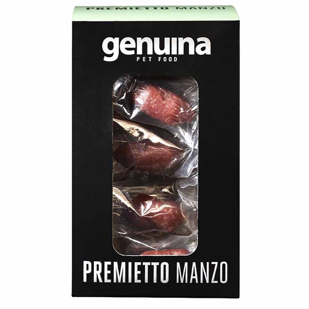 Premietto Genuina Manzo Snack per Cani 25 pezzi 125g 1