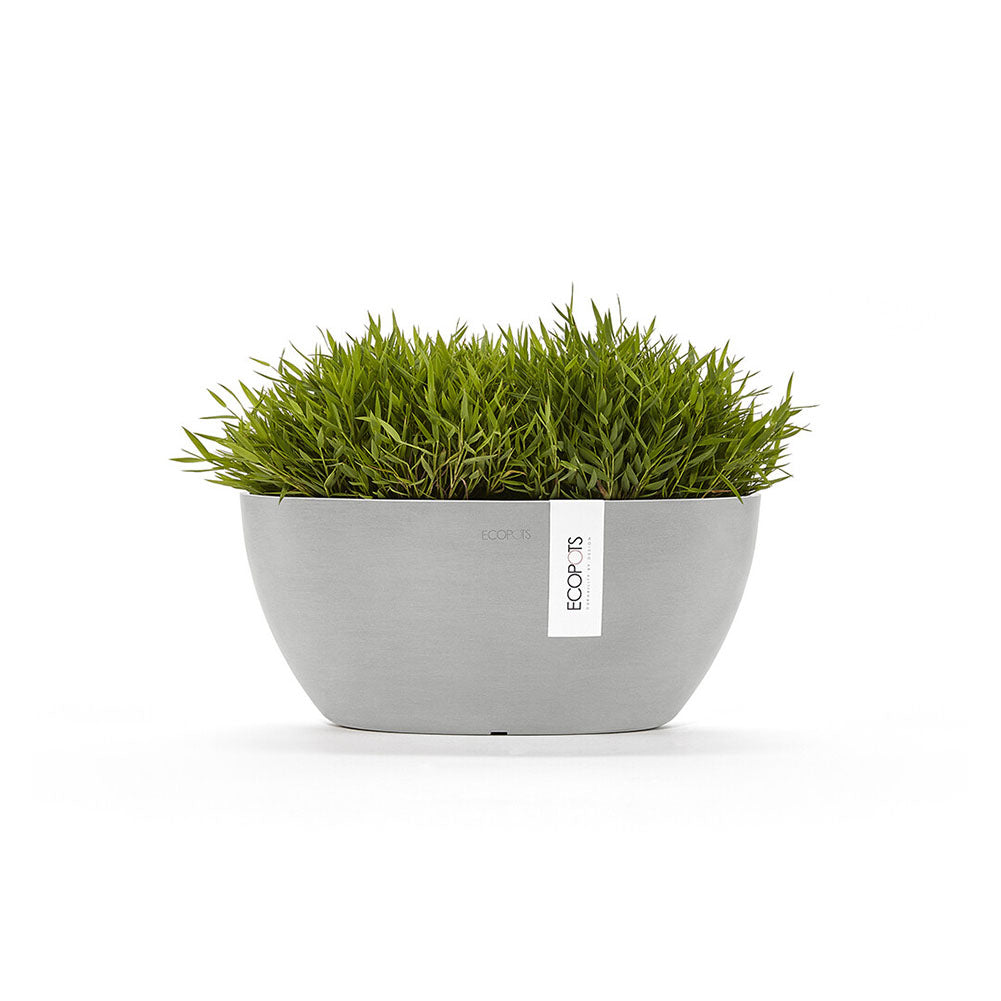 Vaso Sofia 30 cm Grigio Chiaro Ecopots 2