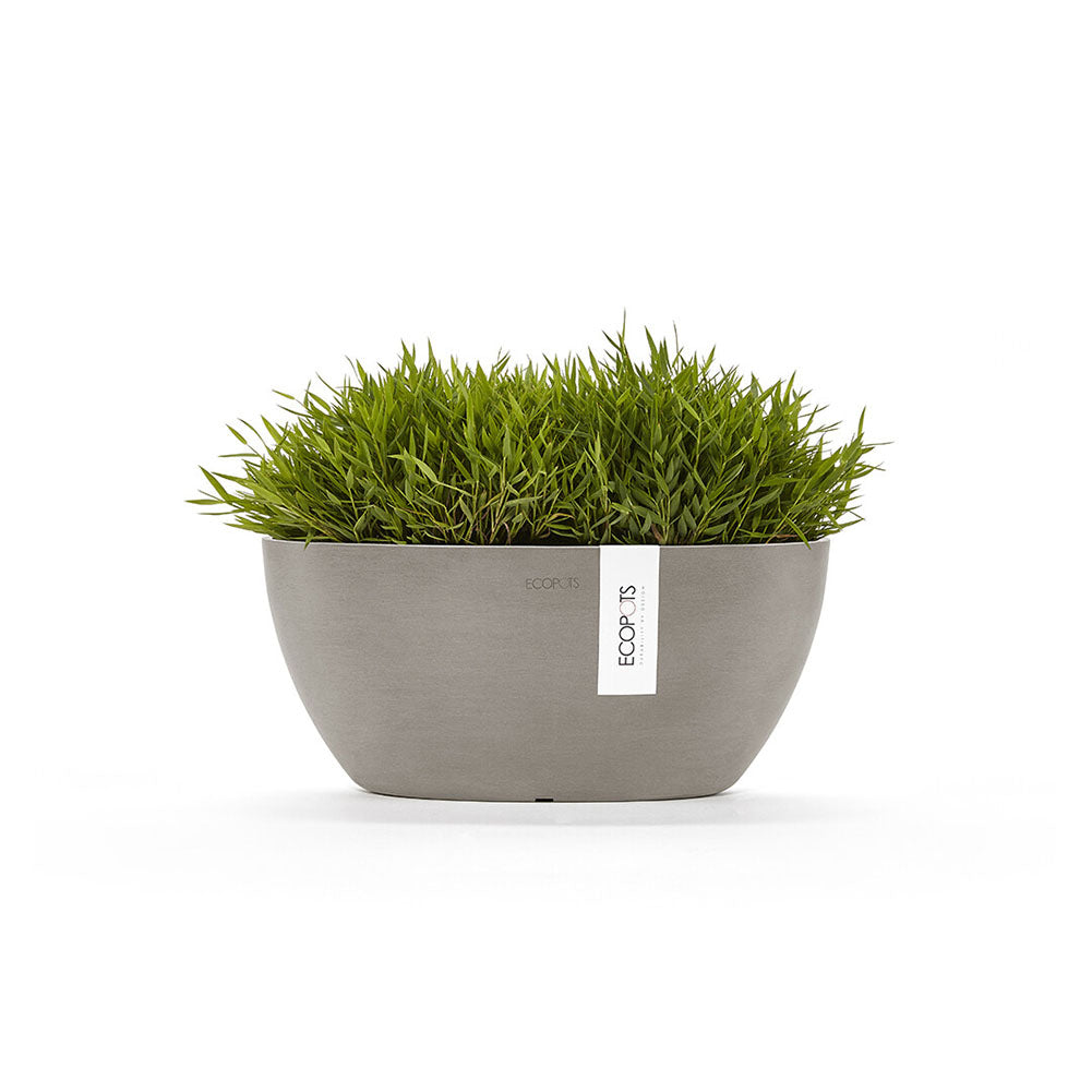 Vaso Sofia 30 cm Tortora Ecopots 4