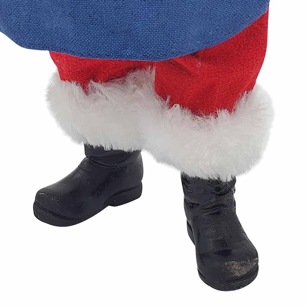 Babbo Natale da collezione pittore 28cm 5