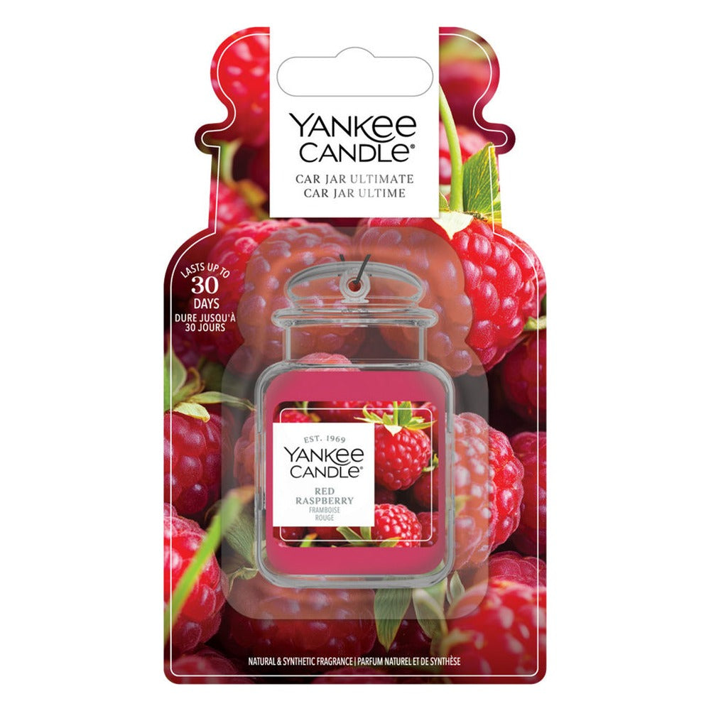 Profumatore per Auto Yankee Candle Car Jar Ultimate Red Raspberry 1