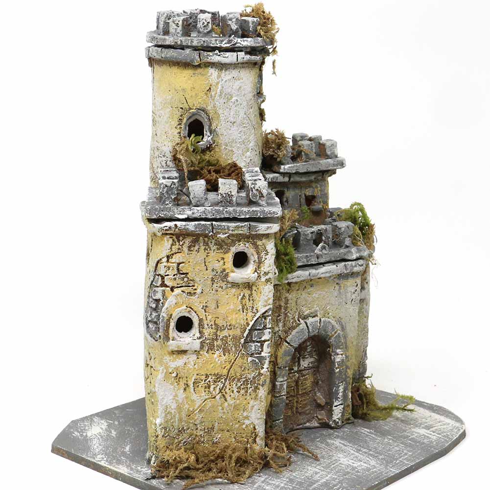 Castello in resina e sughero 18x16xh20cm 5
