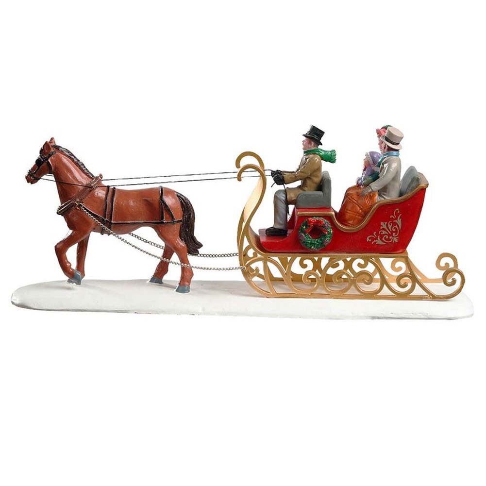 Victorian sleigh ride Caddington Village Lemax Cod 93433 3