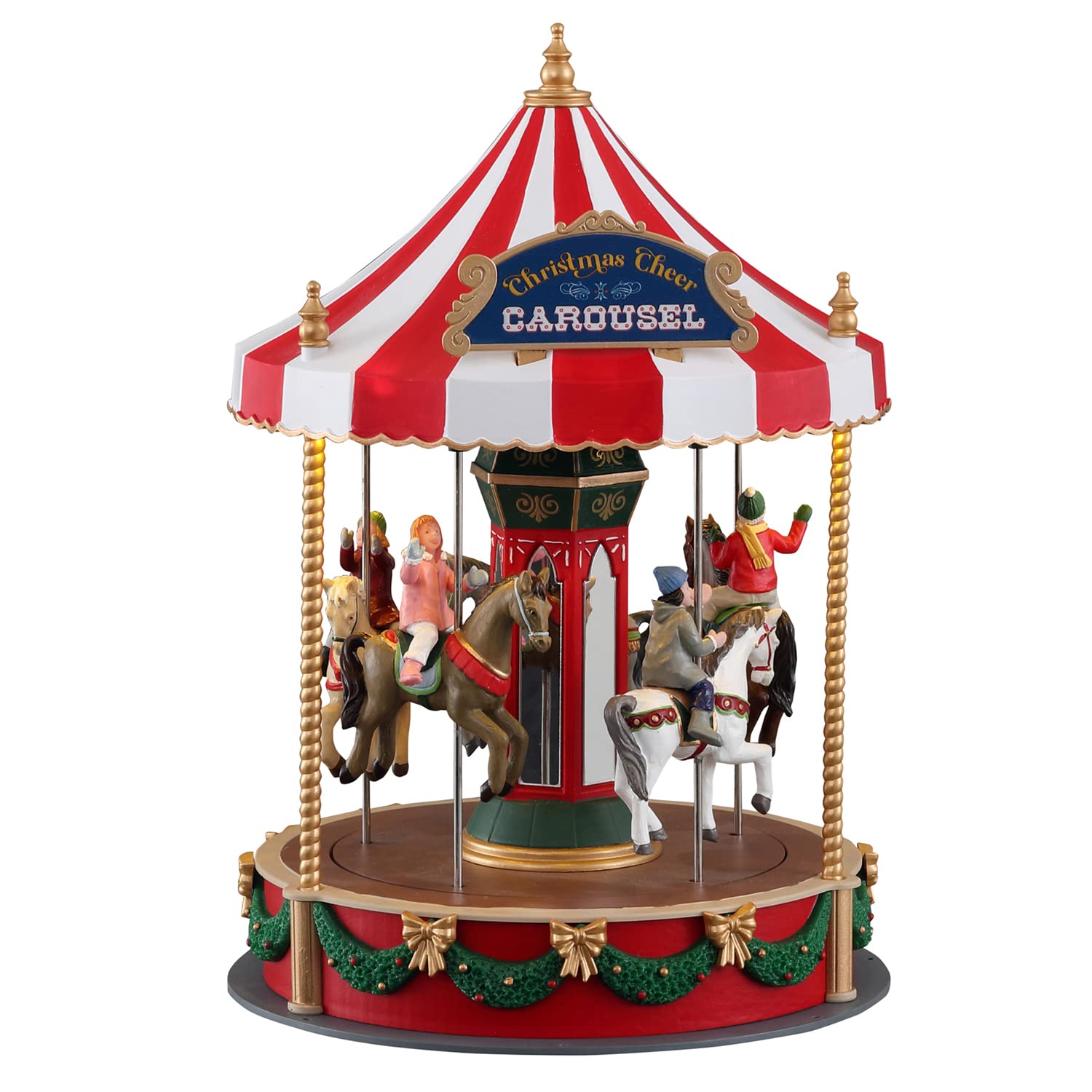 Christmas Cheer Carousel Caddington Village Lemax Cod 14821