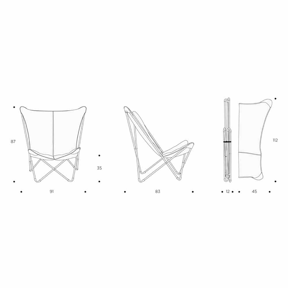 Poltrona Lounge Lafuma Sphinx Sunbrella Cobalt LFM2859.9538 6