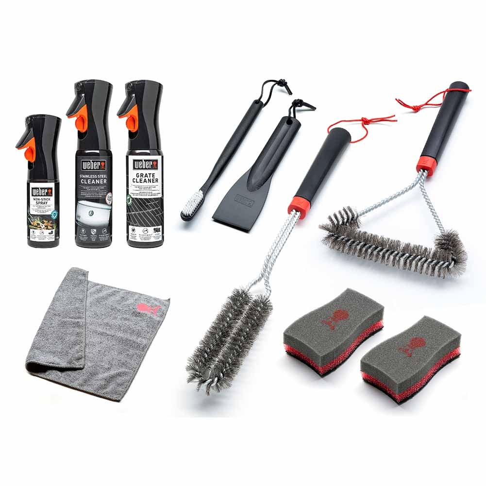 Kit pulizia per barbecue in acciaio inox Weber 18283 1