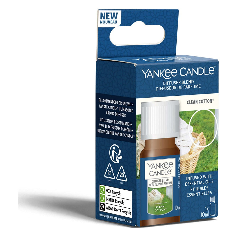 Ricarica per Diffusore ad Ultrasuoni Yankee Candle Clean Cotton 7