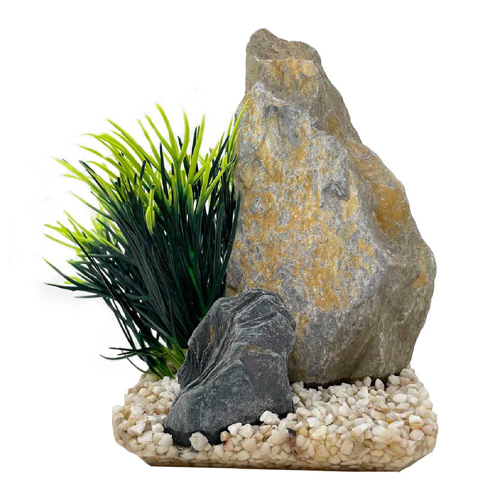 Decorazione per acquario composizione Mountain rock colori ass.ti 1