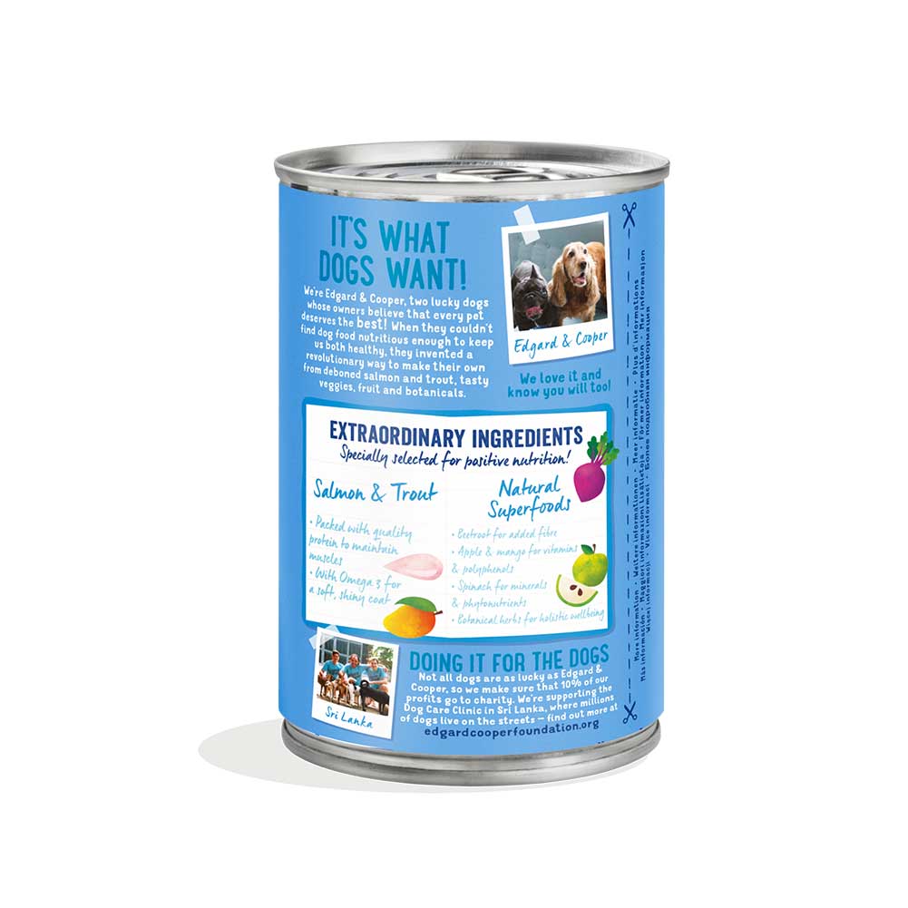 Alimento cane Adulto Salmone e Trota Edgard Cooper 4